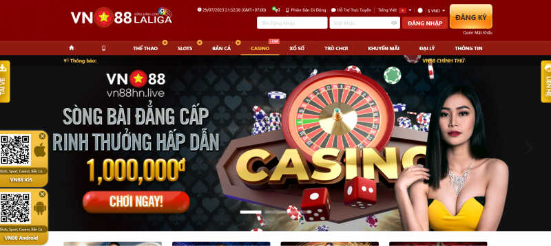 Nhận thưởng cực đã tại vn88