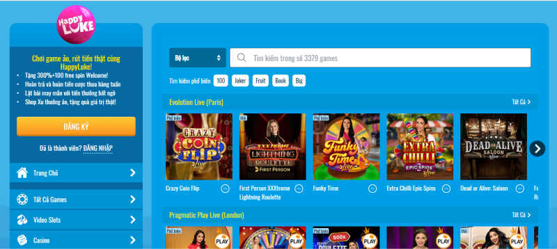 Chơi baccarat hấp dẫn tại happyluke